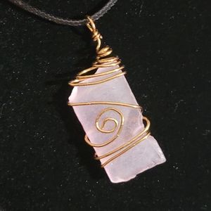 Pink Sea Glass Necklace